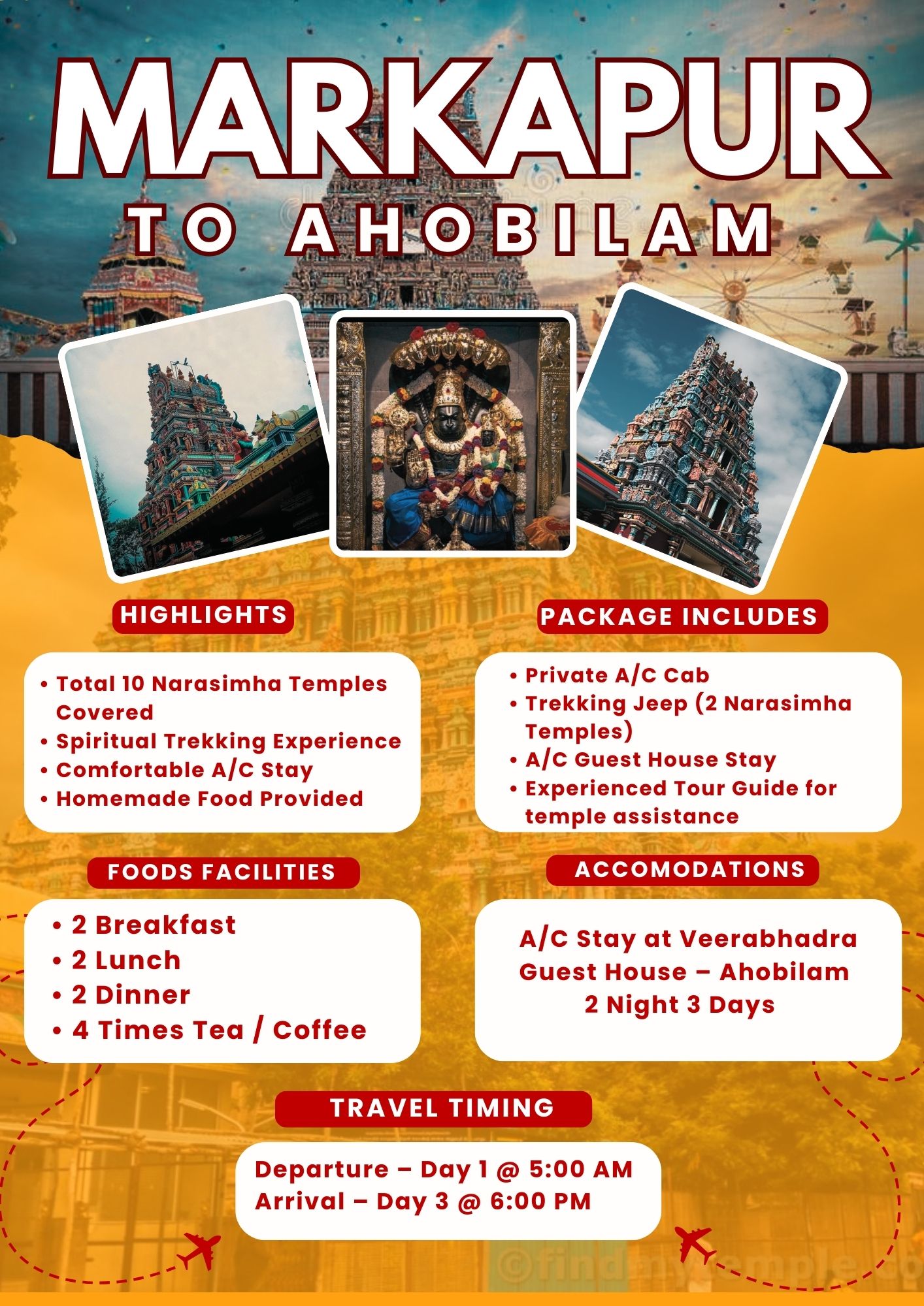 Markapur to Ahobilam Tour Package