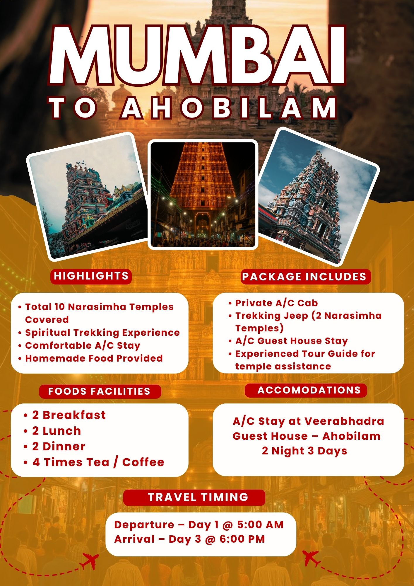 Mumbai to Ahobilam Tour Package