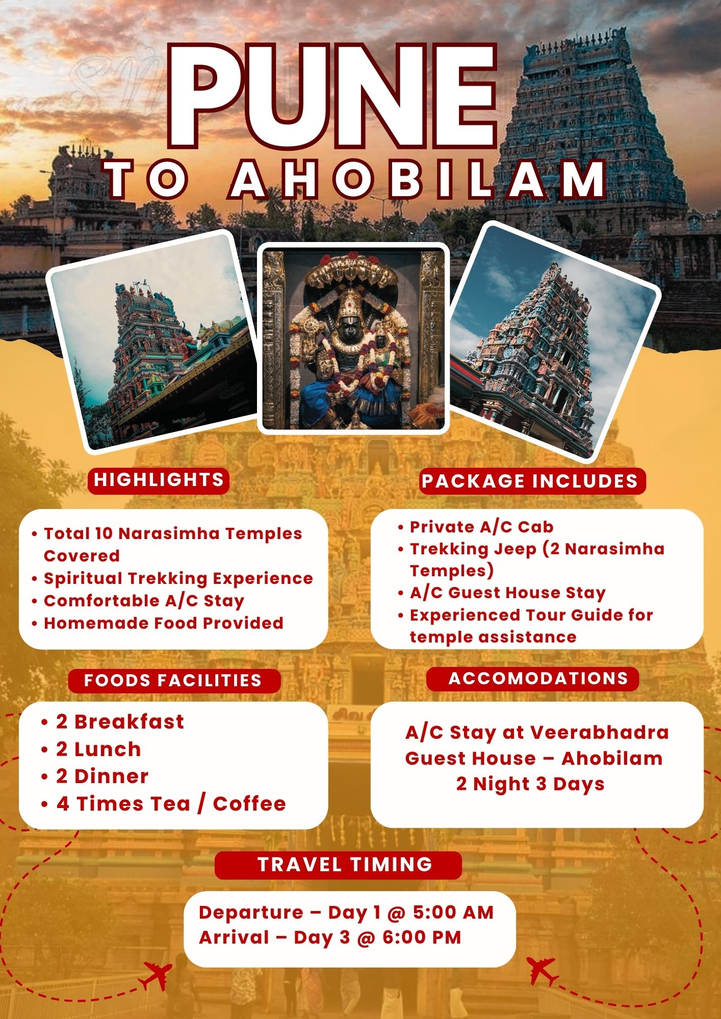 Pune to Ahobilam Tour Package