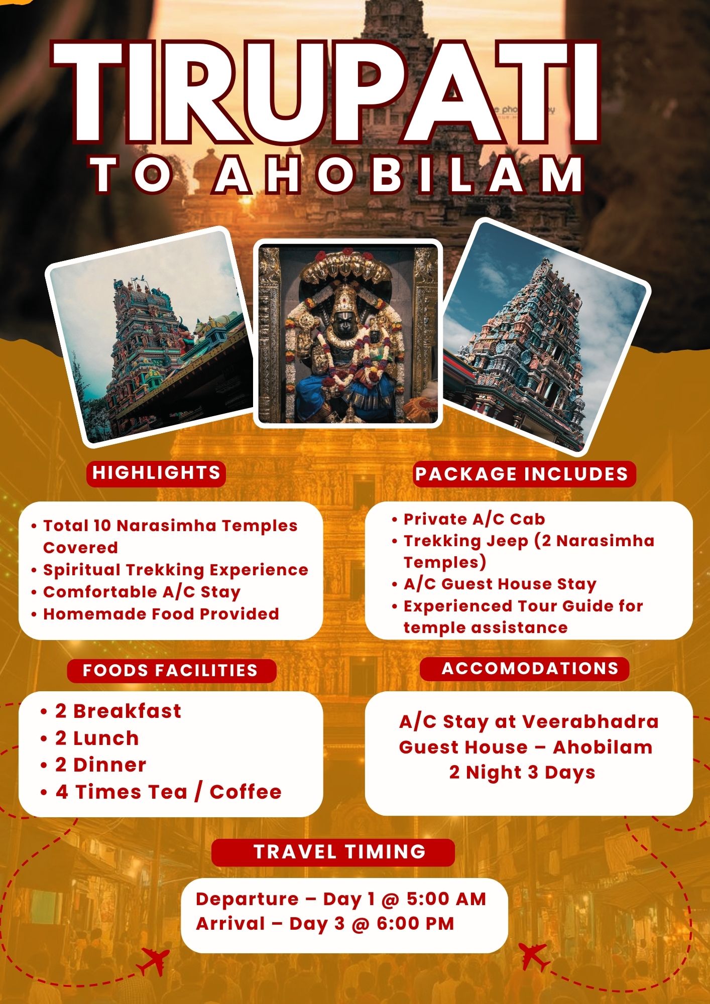 Ahobilam Tour Package from Tirupati