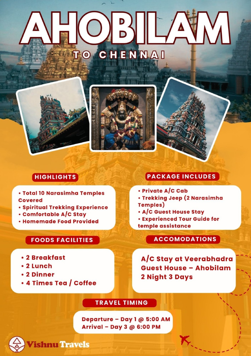 Ahobilam Tour Package from Chennai