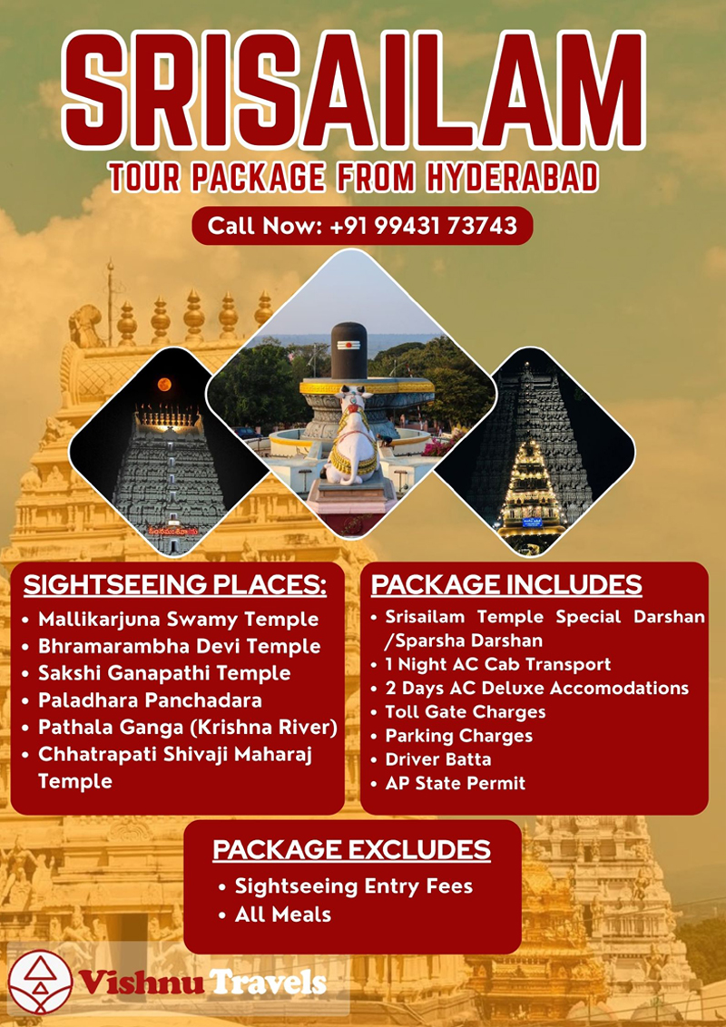 Srisailam Tour Package from Hyderabad