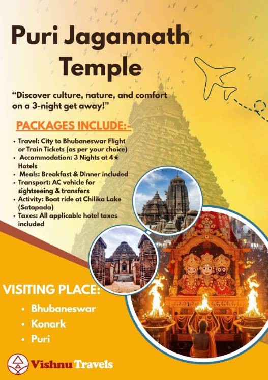 Puri Jagannath Temple Tour Package